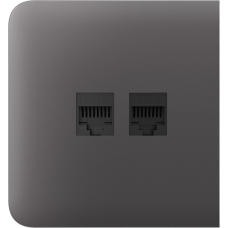 Боковая панель для встроенной интернет-розетки Ajax SideCover (LAN) Grey (126214.319.GR)