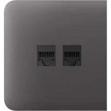 Бічна панель для вбудованої інтернет-розетки Ajax SideCover (LAN) Grey (126214.319.GR)