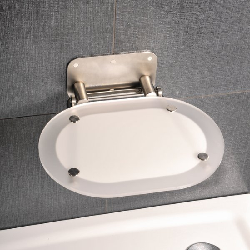 Откидное сиденье Ravak Chrome Clear/Stainless B8F0000029 фото 3