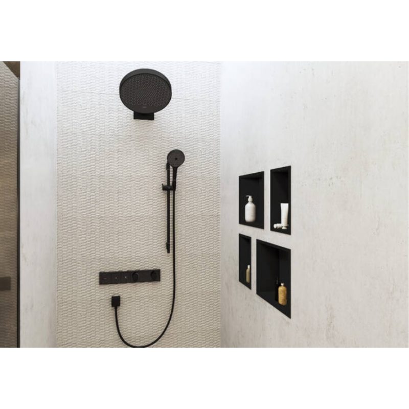 Ручной душ Hansgrohe Rainfinity 130 3jet, черный матовый (26864670) фото 5