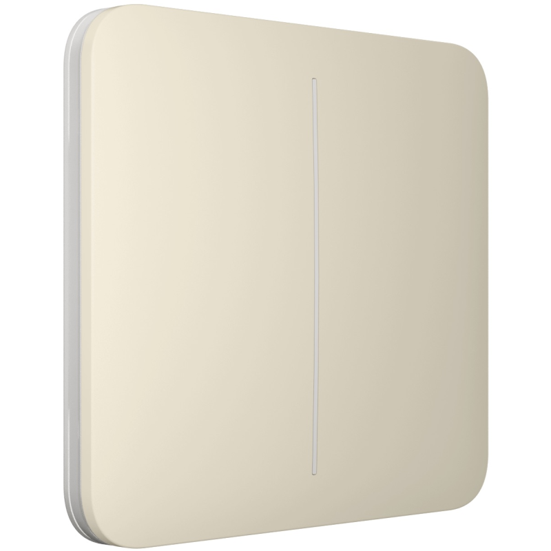 Выключатель Ajax LightSwitch 2-клавишный Ivory фото 1