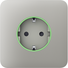 Передняя панель для встроенной розетки Ajax SoloCover (smart) Oyster SU-000038785