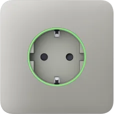 Передняя панель для встроенной розетки Ajax SoloCover (smart) Oyster SU-000038785