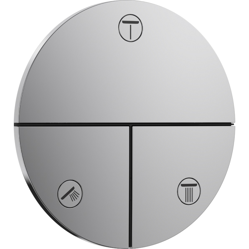 ShowerSelect Comfort S Переключатель потоков для душа на 3 потребителя, хром фото 1
