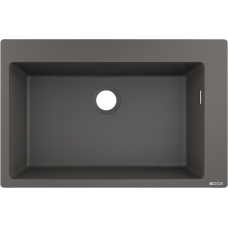 S51 Мойка кухонная 770х510 мм, встроенная, stonegrey, S510-F660