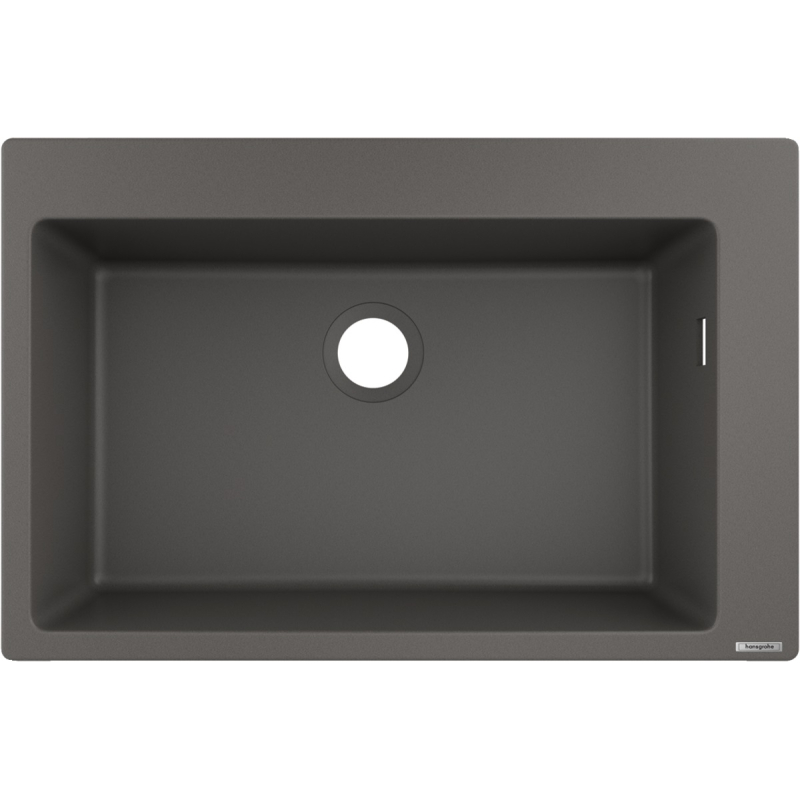 S51 Мойка кухонная 770х510 мм, встроенная, stonegrey, S510-F660 фото 1