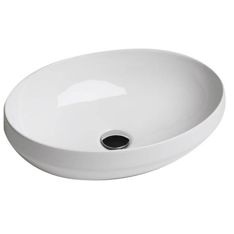 Decus Раковина овальная на столешницу 50*35 см, белый 8510001 фото 1