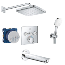 Grohtherm SmartControl New Tempesta 250 Душевой комплект скрытого монтажа с термостатом, хром(ФН)
