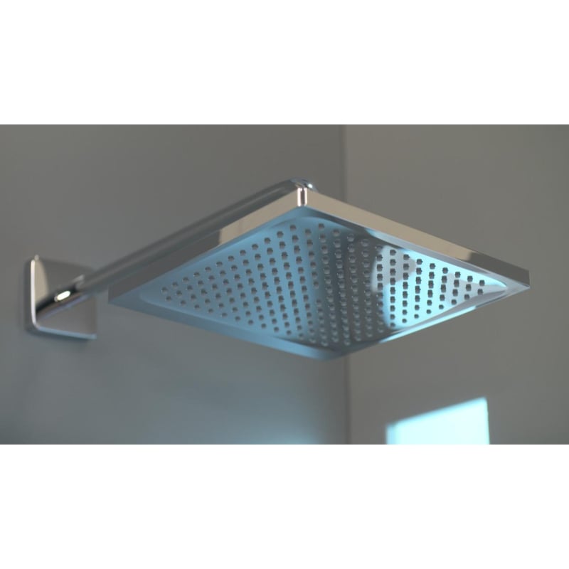 Crometta E 240 1jet Верхний душ квадратный 240*240 мм, хром фото 2