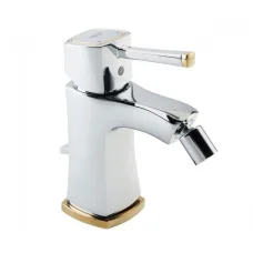 Смеситель для биде с донным клапаном Grohe Grandera M-Size, хром/золото (23315IG0)