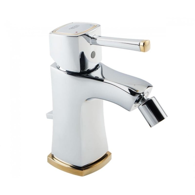 Смеситель для биде с донным клапаном Grohe Grandera M-Size, хром/золото (23315IG0) фото 1