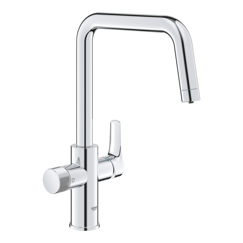 Смеситель кухонный с функцией фильтрации воды Grohe Blue Pure Eurosmart, хром (30583000) фото 1