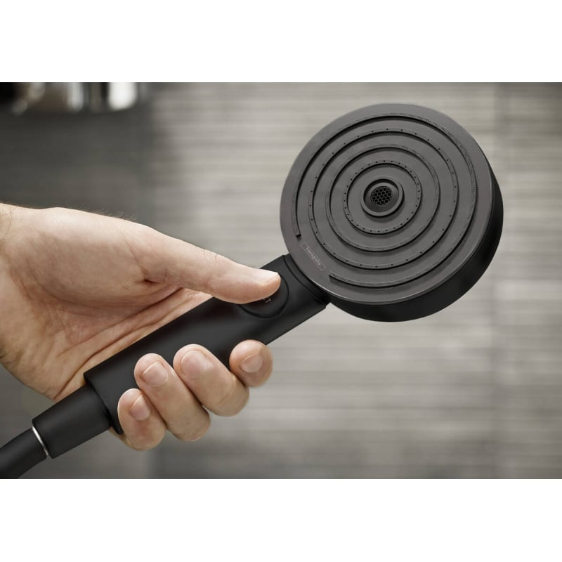 Ручной душ Hansgrohe Pulsify Select S 105 3jet Activation EcoSmart, черный матовый (24101670) фото 8