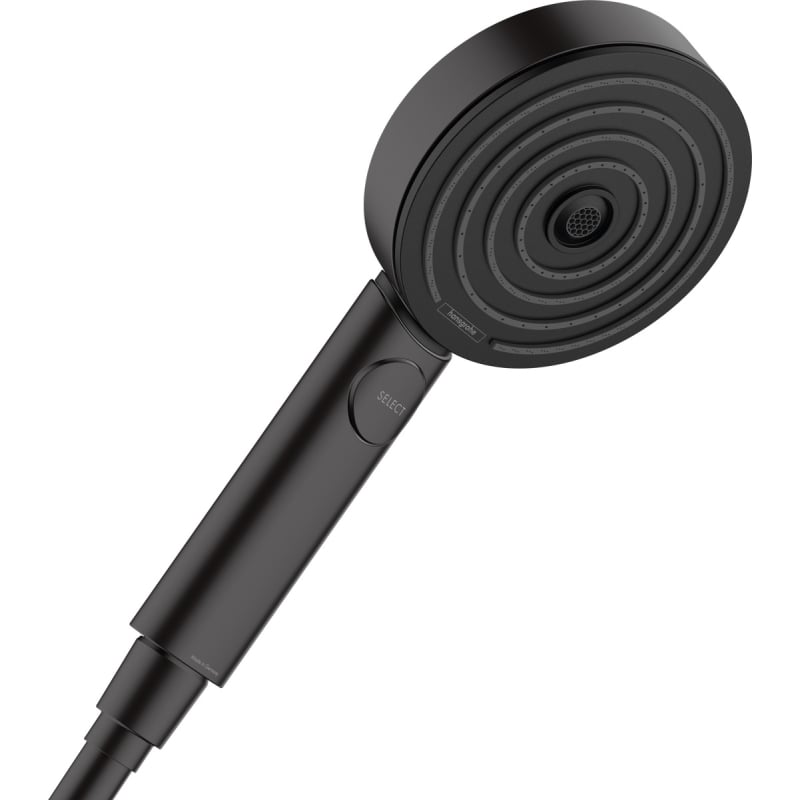 Ручной душ Hansgrohe Pulsify Select S 105 3jet Activation EcoSmart, черный матовый (24101670) фото 1