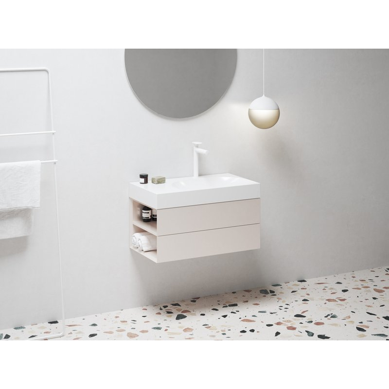 Тумба под умывальник Ravak SD Lite 80 Л Alabaster Pink X000001878 фото 1