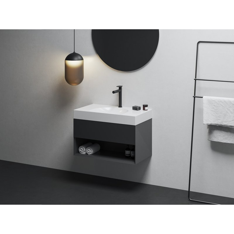 Тумба под умывальник Ravak SD Lite 80 Smoke Grey X000001865 фото 1