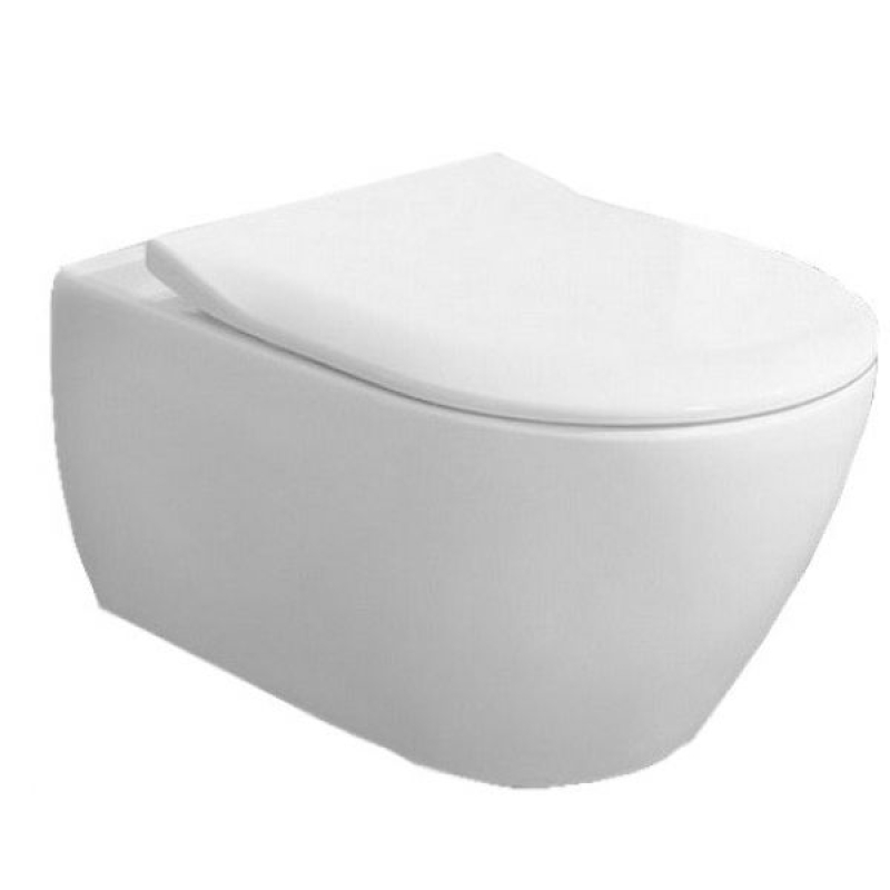 Subway 2.0 Унітаз підвісний rimless 56.5*37.5 см, з сидінням SlimSeat Soft Close QuickRelease фото 1