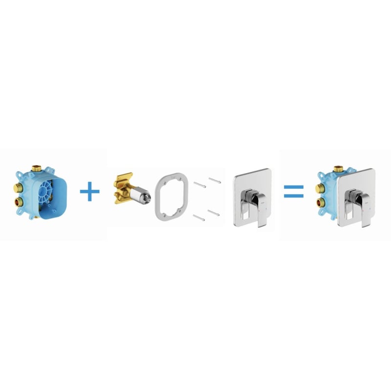 Корпус для смесителей скрытого монтажа Ravak R-box Vari RB 072.50 фото 3