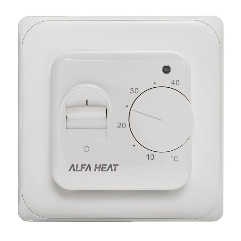 Механический терморегулятор Alfa Heat RTC 70.26 Белый фото 1