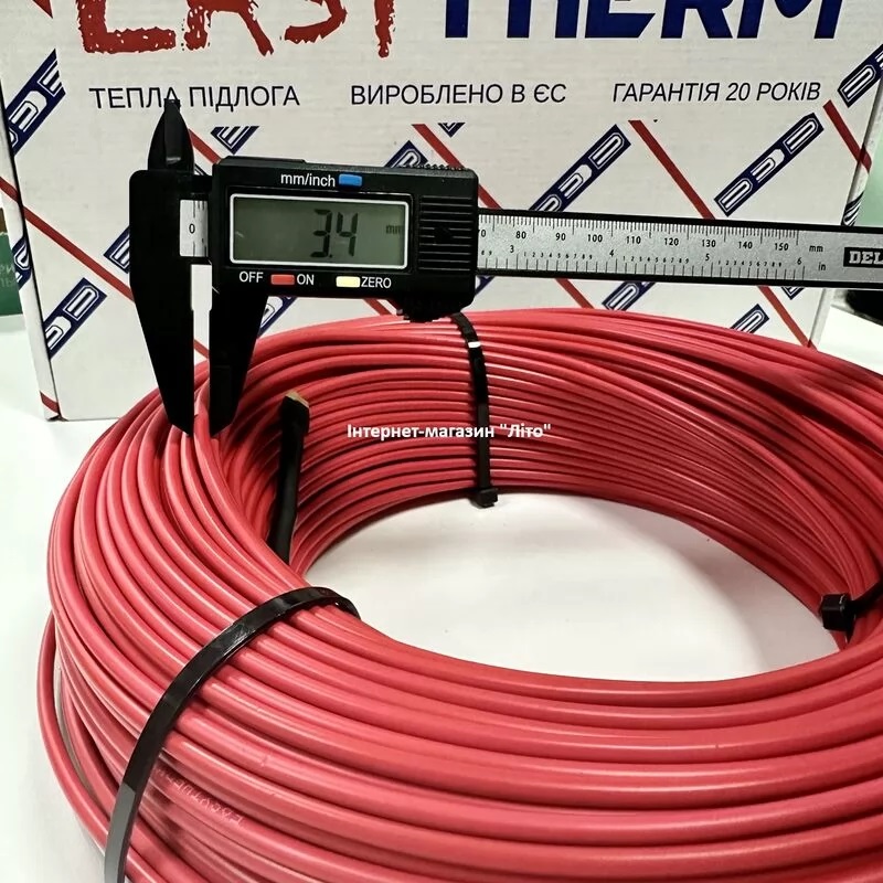 Нагревательный кабель Easytherm EC - 16 м, 288 Вт фото 7
