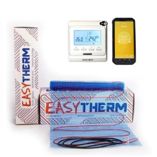 Нагревательный мат под плитку Easytherm EM 1 м² + Wi-Fi терморегулятор
