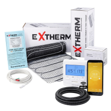 Нагрівальний мат під плитку Extherm ET ECO 0.5 м² + Wi-Fi терморегулятор
