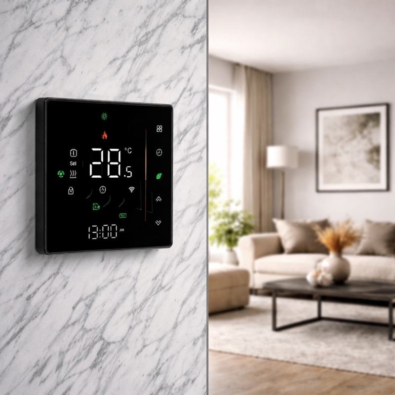 Wi-Fi Терморегулятор Heat Plus BHT-300 Черный фото 2