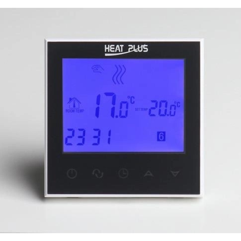 Програмований терморегулятор Heat Plus BHT-321 GB чорний фото 2