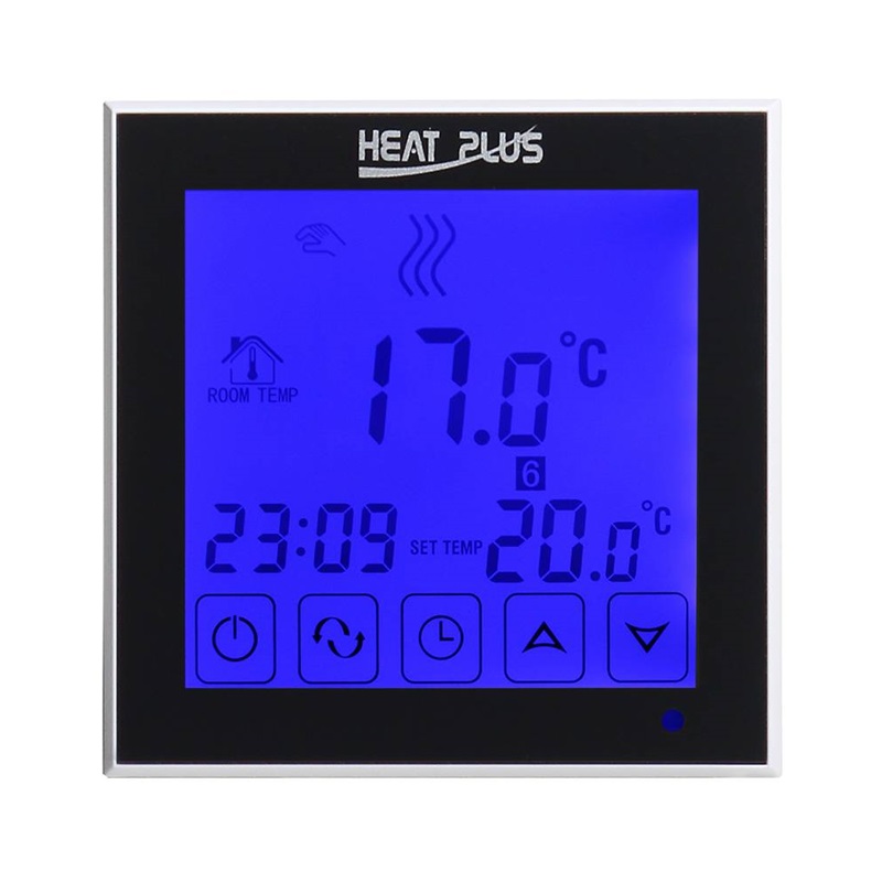Програмований терморегулятор Heat Plus BHT-323 GB чорний фото 1