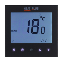 Програмований терморегулятор Heat Plus ITEO 4 чорний