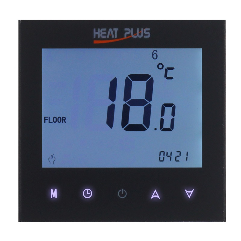 Програмований терморегулятор Heat Plus ITEO 4 чорний фото 1