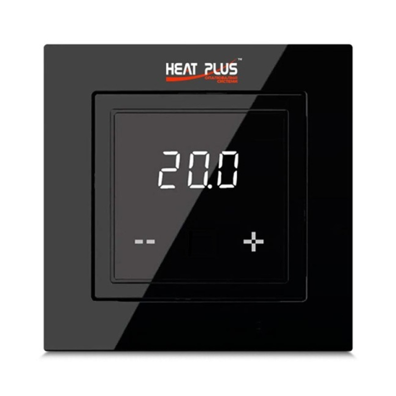 Цифровий терморегулятор Heat Plus M1.16 Чорний фото 1