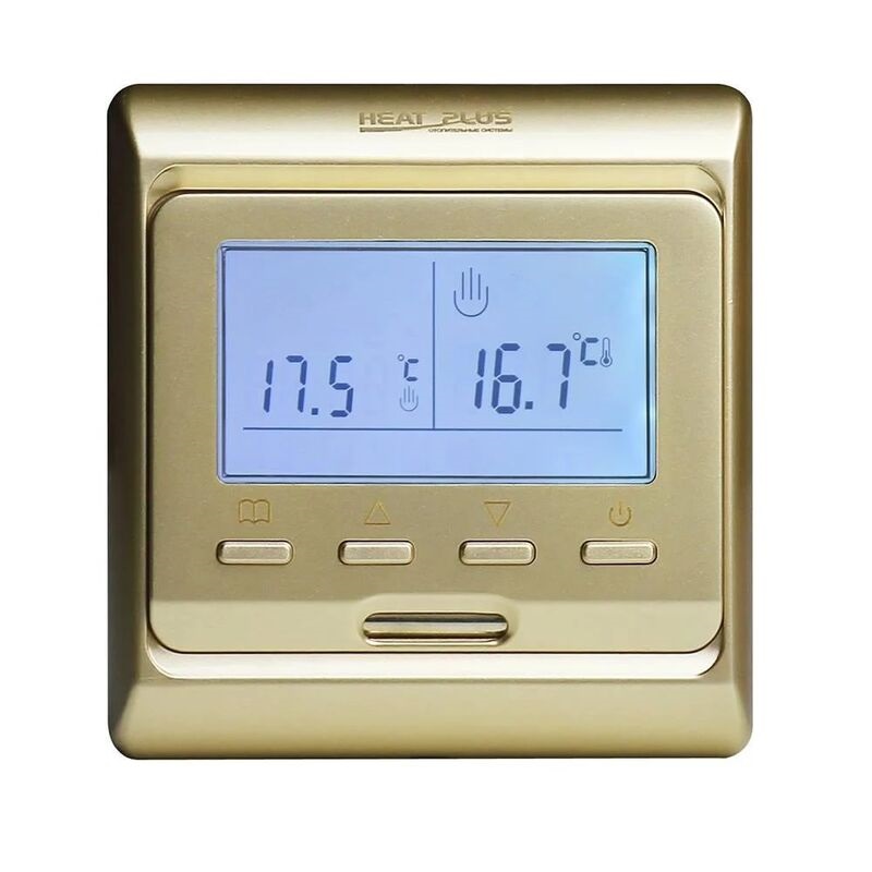 Программируемый терморегулятор Heat Plus M6.716 gold фото 1