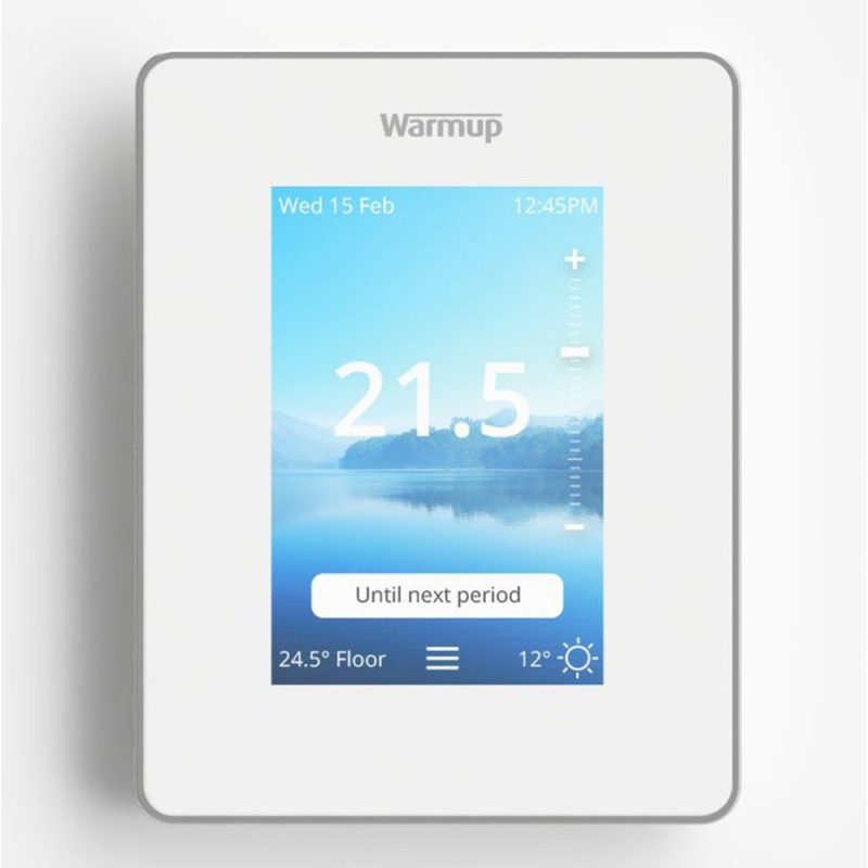 Wi-Fi Терморегулятор Warmup 6iE Білий фото 1