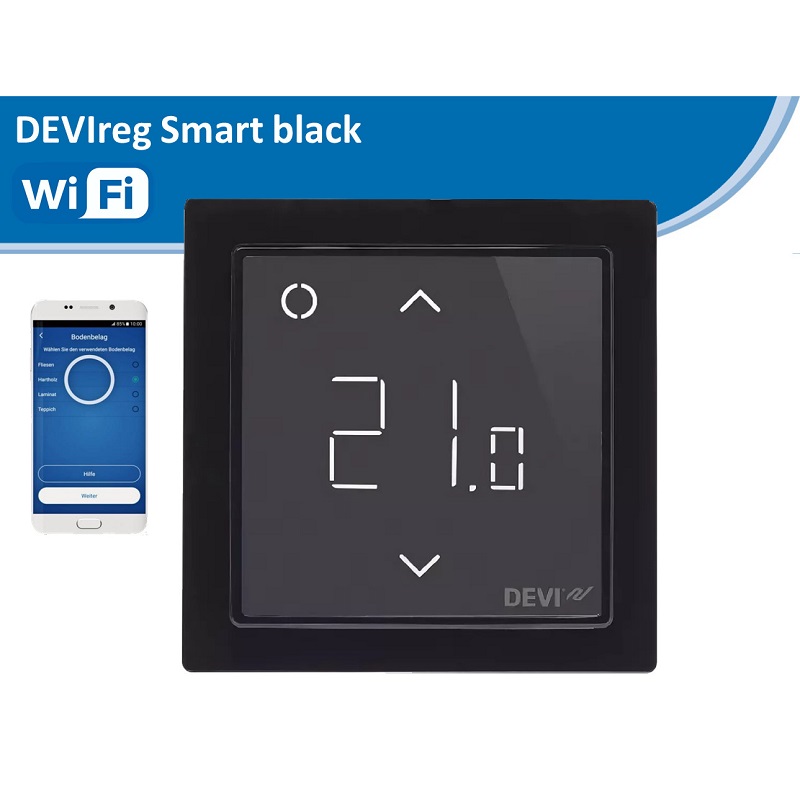 Wi-Fi Терморегулятор Devireg Smart Черный фото 9