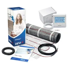 Нагревательный мат под плитку DEVIcomfort 150T 1 м² + программируемый терморегулятор E51.716