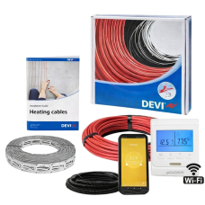Нагревательный кабель DEVIflex 18T - 29 м, 535 Вт + Wi-Fi терморегулятор