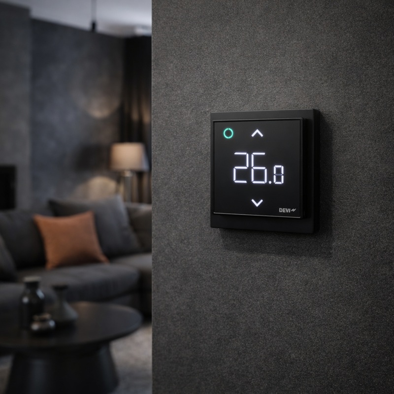 Wi-Fi Терморегулятор Devireg Smart Черный фото 8