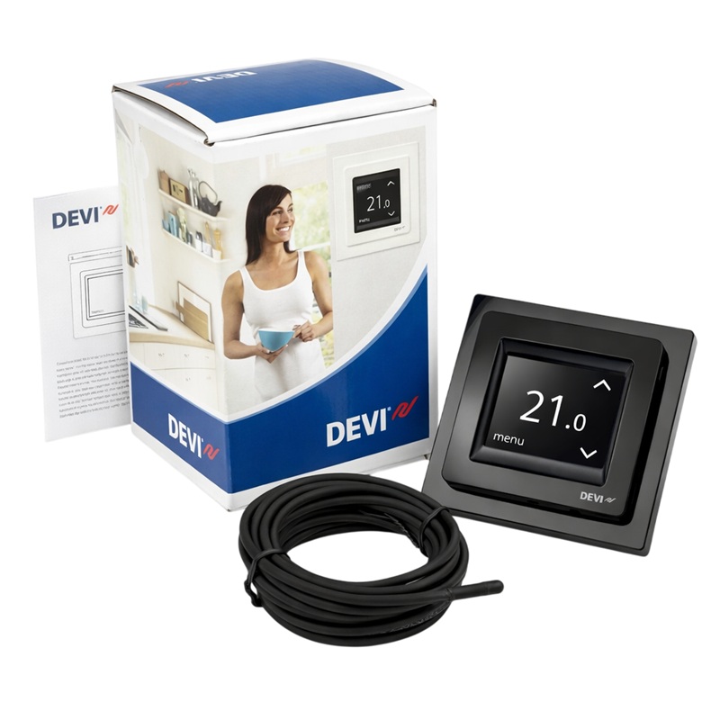 Программируемый терморегулятор DeviReg Touch Черный фото 9