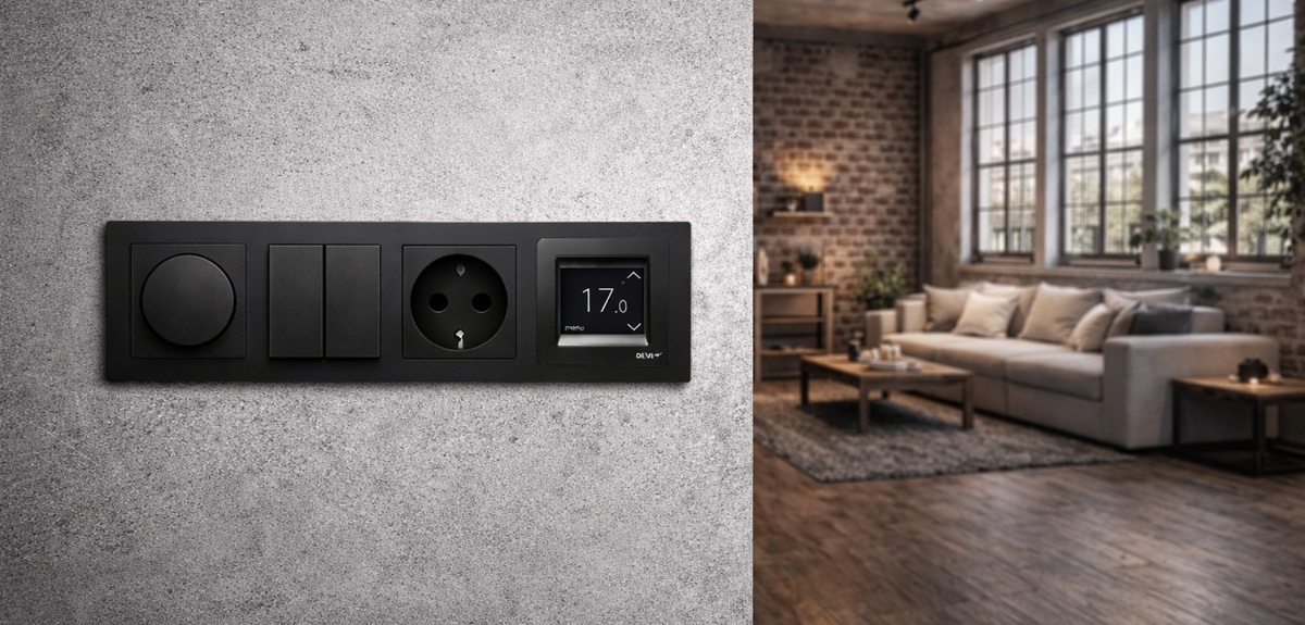 DEVIreg Touch Black в общей рамке DEVIreg Touch Black (140F1069) в дизайне