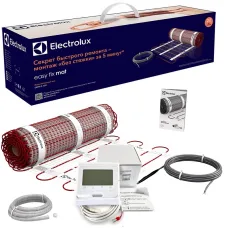 Нагревательный мат под плитку Electrolux 0.5 м² + программируемый терморегулятор E51.716