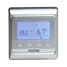 Программируемый терморегулятор Heat Plus M6.716 серебристый