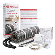 Нагрівальний мат під плитку Hemstedt DH 0.45 м² + механічний терморегулятор RTC 70
