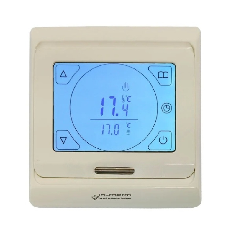 Программируемый терморегулятор In-Therm RTC E91.716 Бежевый фото 1
