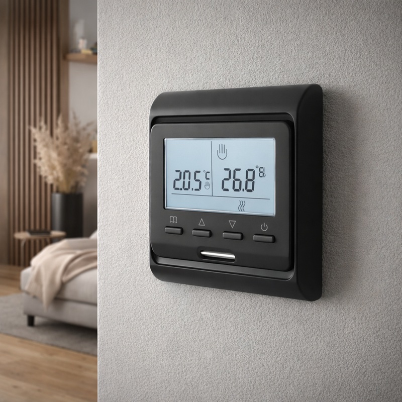 Wi-Fi Терморегулятор In-Therm E51 Чорний фото 4