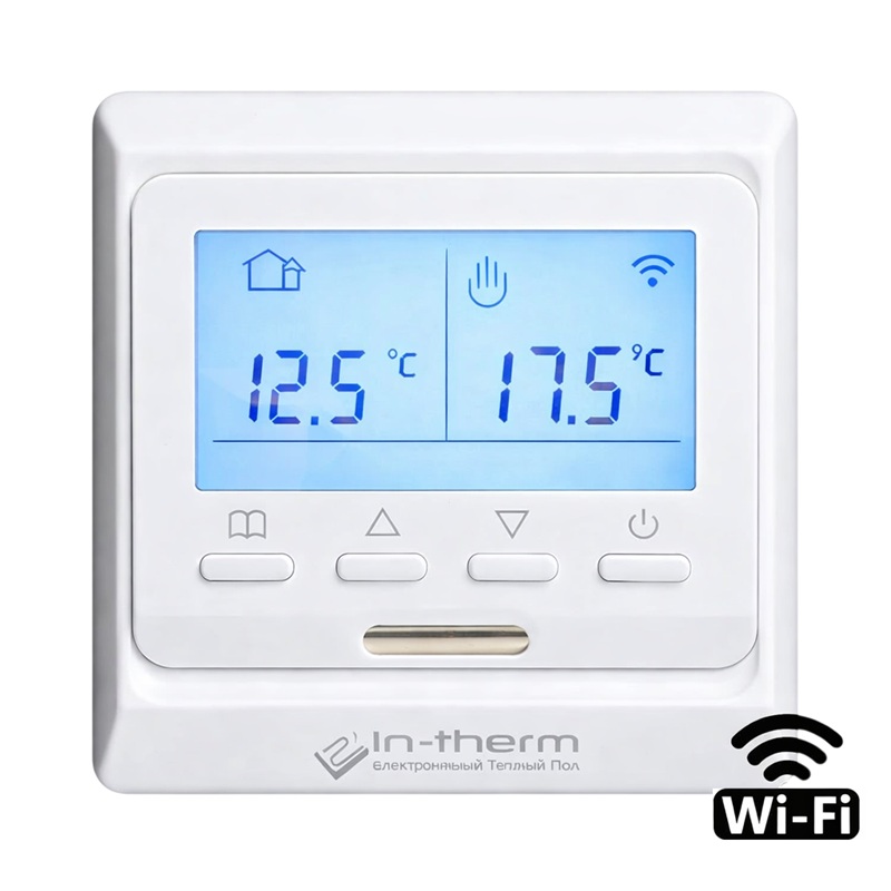 Wi-Fi Терморегулятор In-Therm E51 Білий фото 1