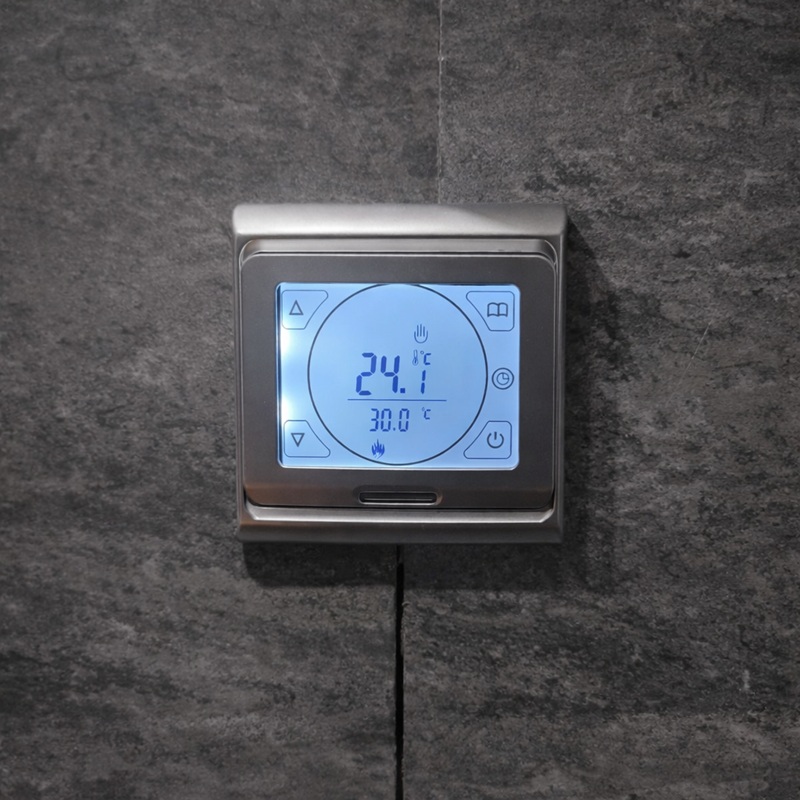 Программируемый терморегулятор In-Therm RTC E91.716 Silver фото 3
