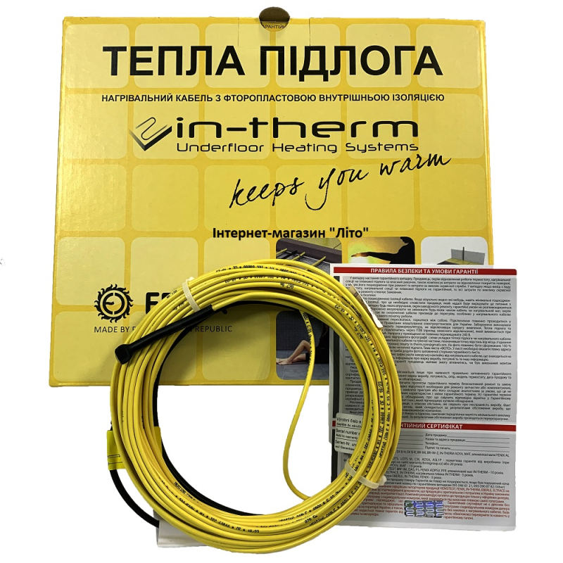Нагревательный кабель In-therm ADSV 20 - 8 м, 170 Вт фото 3