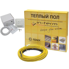 Нагревательный кабель In-therm ADSV 20 - 92 м, 1850 Вт + механический терморегулятор RTC 70