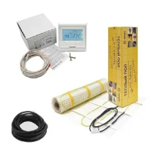 Нагревательный мат под плитку In-Therm 200 - 0.8 м² + программируемый терморегулятор E51.716